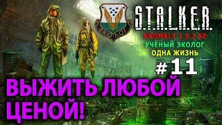 S.T.A.L.K.E.R. Anomaly 1.5.2 SE - Учёный Эколог (Одна Жизнь) №11 - Выжить Любой Ценой!