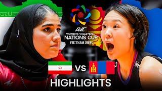 Iran  vs Mongolia  | Highlights | AVC Women's Nations Cup 2025