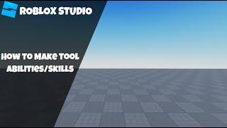 How to make Tool Abilities/Skills in Roblox! (Roblox Studio Scripting Tutorial 2024)