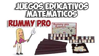 RUMMY PRO | Juegos Educativos Matemáticos