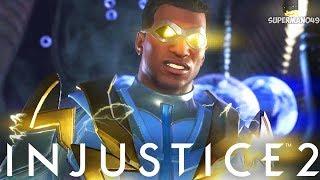 Black Lighting Does Damage! Super Finish - Injustice 2 "Black Lightning" Gameplay