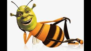 Bad Apple but black is replaced with Bee Movie and white is replaced with Shrek