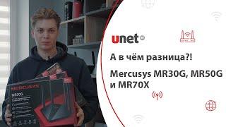 ОБЗОР роутеров Mercusys MR30G, MR50G и MR70X и распаковка