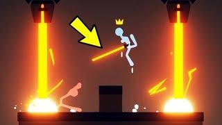 СВЕТОВОЙ МЕЧ ПРОТИВ СТИКМЕНОВ! УГАРНЫЕ БИТВЫ МАЛЕНЬКИХ ЧЕЛОВЕЧКОВ В STICK FIGHT THE GAME!