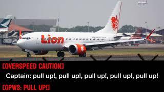 Lion air JT flight 610 CVR reconstuction [english subtitle]