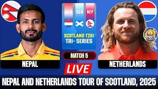  LIVE: Nepal  Netherlands | Nepal and Netherlands tour of Scotland | Live Score & Updates