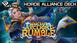  Let´s Play Warcraft Arclight Rumble Closed Beta - Horde and Alliance can really work together!