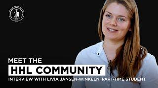 Meet the HHL Community: Interview with Livia Jansen-Winkeln, part-time Master student