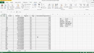 Excel exercise, how to use the "Filter"  (LP4, Q 1-5)