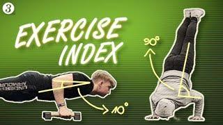 EXERCISE INDEX | Calisthenics Programming EP.3
