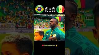 Brazil vs Senegal ( 2-4) 2024 #shorts #viral #shortsfeed #football #youtubeshorts