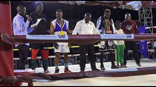 JOHN SSERUNJOGI (JST) Unanimoulsy Defeat Tanzania's JUMA MISUMALI in a Super middle Weight contest