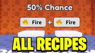 ALL FUSING RECIPES In Roblox AURA CRAFT!