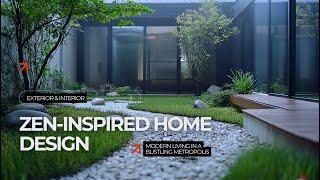 Zen Inspired Futuristic Home Design, Modern Living in a Bustling Metropolis