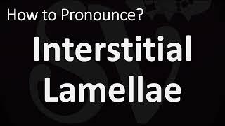 How to Pronounce Interstitial Lamellae? (CORRECTLY)