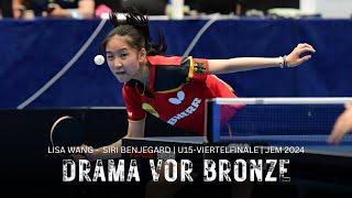 Lisa Wang - Siri Benjegard | Highlights | U15-Viertelfinale | Jugend-EM 2024 in Malmö