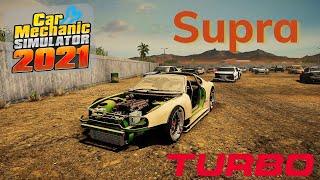 restoration TOYOTA SUPRA tuning Widebody - Car Mechanic Simulator 21 gameplay 4K