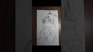 Itachi drawing #itachi #anime  #shorts