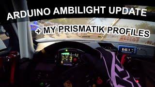 DIY Sim Racing Ambilight - Prismatik Profiles + Updated startup for 60 LED setup