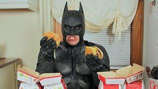 Batman Eats 10 Big Macs!