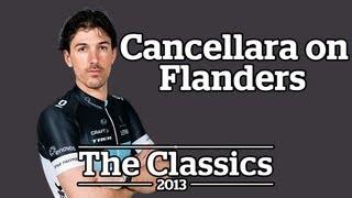 Cancellara on Tour of Flanders Classics race