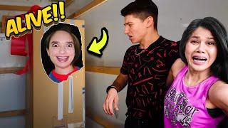 (OMG!) OLIVE WAS INSIDE THE BOX?!  STALKER RETURNS DESTROY SPY NINJAS! | Chad Wild Clay & Vy Qwaint