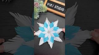 WoW! ️ Beautiful Snowflake! Christmas Decorations 2024