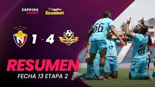 El Nacional 1 - 4 Libertad FC Resumen Fecha 13 / 2da Etapa / LigaPro Ecuabet