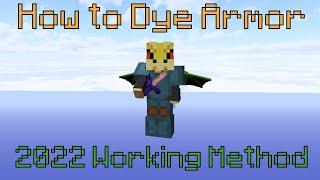 How to Dye Armor in Hypixel Skyblock (No Mods) (Working 2022)