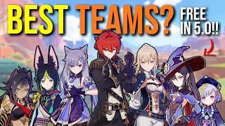 What are the BEST TEAMS for Standard Banner 5 STAR Characters (And who to get) | Genshin Impact