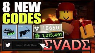 *NEW CODES* ROBLOX EVADE CODES 2024 | EVADE CODES | EVADE CODE | ROBLOX EVADE