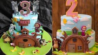 Masha And The Beer Cake | Masha And The Beer Theme Cake