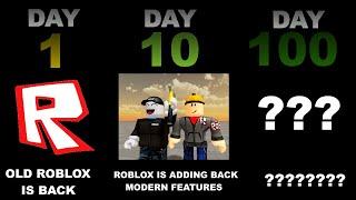 If Roblox brings back Old Roblox (Timeline)