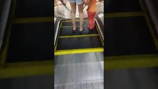 the cutie little girl with the grooves #escalator #groove #staircases #viral #shorts