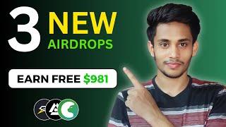 3 New Airdrop Earn Free 981$ | Crypto Airdrop | Free Airdrops