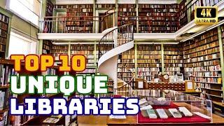 Top 10 World's Most Unique and Beautiful Libraries || Que4710