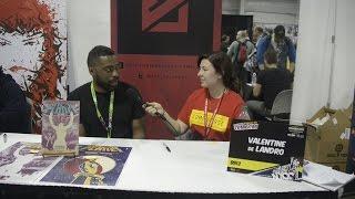 Valentine De Landro interview at New York Comic Con 2015 by ComicsVerse