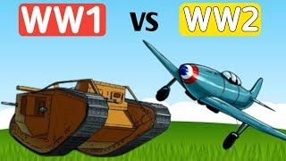 WW1 VS WW2: Comparison of History' Deadliest Conflicts