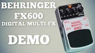 Behringer FX600 Digital Multi-FX Demo