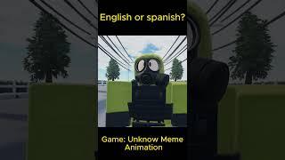 English or Spanish? #roblox #memes #robloxmemes #minecraft #meme #dankmemes #robloxedits #edgymemes