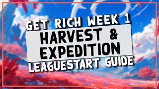 3.25 | GET RICH WEEK 1 WITH HARVEST & EXPEDITION - Path of Exile Leaguestart Money Making Guide