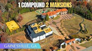 26,000 SQFT Compound w/2 Mansions + Indoor & Outdoor Basketball Court + Indoor & Outdoor Pool