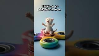 Tiny Mini Cat Singing APT #trending #apt #cat #cute #trend #ai #viralsong #viralvideo #DreamScreenAI
