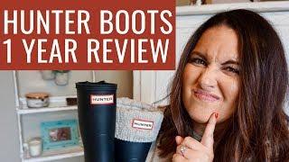 HUNTER BOOTS UPDATED REVIEW | DO HUNTER BOOTS LAST? ARE THEY GOOD FOR COLD WEATHER?