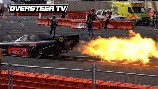 INSANE JET CAR! Vaporiser GE J-85 Jet Funny Car - CRC Speedshow 2019