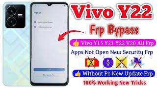 Vivo Y22/Y22S FRP Bypass Android 13 Without PC 2024 | VIVO (V2207/V2206) Google Account Bypass Frp