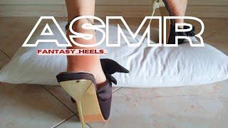 ASMR ️ High Heels Mules | Stiletto Heel On A White Pillow  FANTASY_HEELS_ 