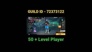 FREE FIRE GUILD JOIN ONLY 50 LEVEL  PLAYERS || HOW TO JOIN "SEASON 1" GUILD JOIN.