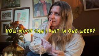 designing my own sweater from scratch  a cosy autumn knitting vlog