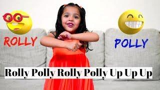 Rolly Polly Rolly Polly Up Up Up | English Action Rhymes For Kids With Lyrics